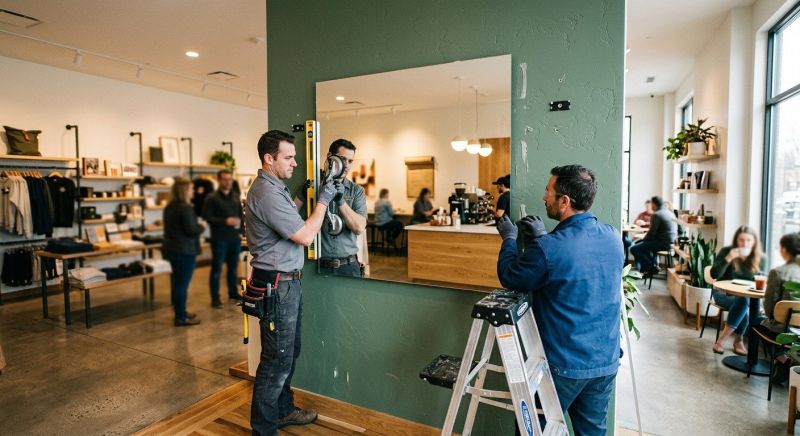 Commercial Mirror Installation in Arvada, CO