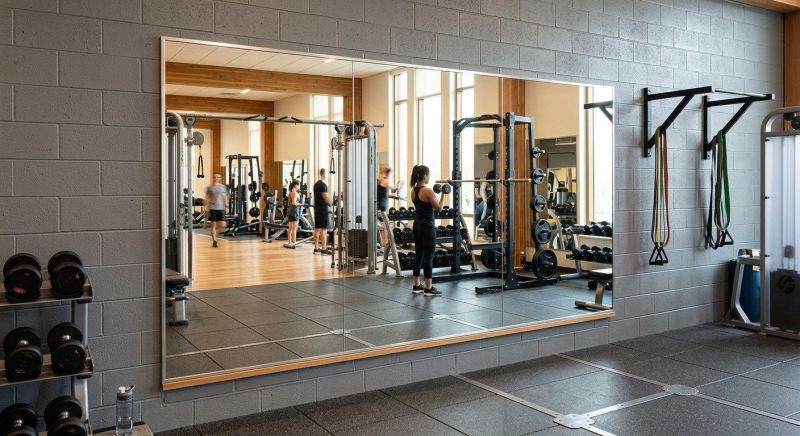 Fitness Mirror Installation in Longmont, CO