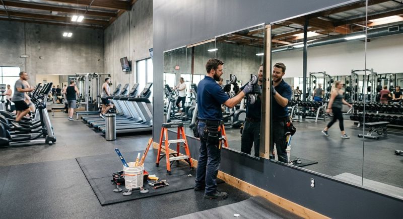 Gym Mirrors Installation in Boulder, CO