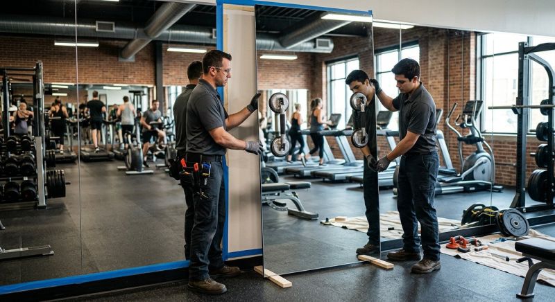 Workout Mirrors Installation in Boulder, CO